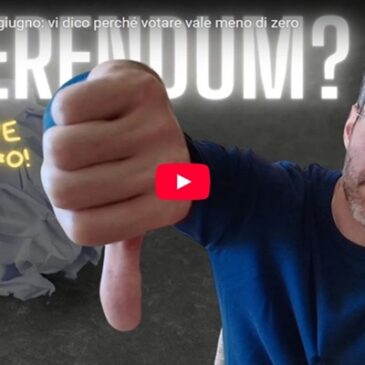 Referendum 8-9 giugno: vi dico perché votare vale meno di zero